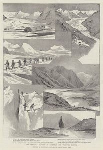 Himalayaglaciärerna i Baltistan och Wardwan, Kashmir av Charles Auguste Loye