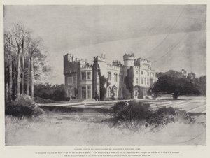 William Ewart Gladstones liv, en annan vy av Hawarden Castle, Gladstones favorithem.