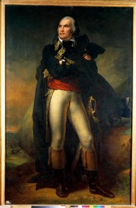 Porträtt till fots av Charles Pichegru (1761-1804), överste general för arméerna i Norden, Sambre och Meuse, Rhen och Mosel Målning av Charles de Steuben (1788-1856) 1819 Sön. 2,1x1,3 m. Paris, Musee de l