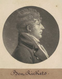 Benjamin Ricketts av Charles B. J. Févret de Saint Mémin