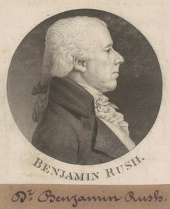 Benjamin Rush av Charles B. J. Févret de Saint Mémin