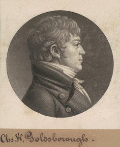 Charles W. Goldsborough av Charles B. J. Févret de Saint Mémin