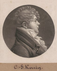 Christian Simon Konig av Charles B. J. Févret de Saint Mémin