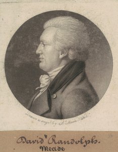 David Meade Randolph av Charles B. J. Févret de Saint Mémin