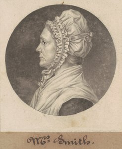 Elizabeth Custis Teackle Smith av Charles B. J. Févret de Saint Mémin