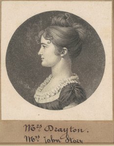 Elizabeth Porcher Gaillard Stoney av Charles B. J. Févret de Saint Mémin