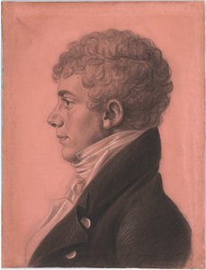 George Raleigh Dearborn av Charles B. J. Févret de Saint Mémin
