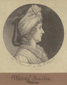 Helena Bache av Charles B. J. Févret de Saint Mémin