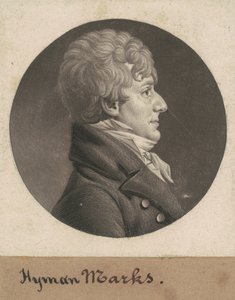 Hyman Marks av Charles B. J. Févret de Saint Mémin