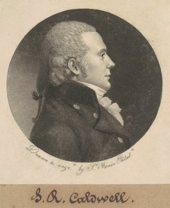 John Edwards Caldwell av Charles B. J. Févret de Saint Mémin
