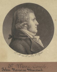 John Navarre Macomb av Charles B. J. Févret de Saint Mémin