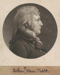 John Peter Van Ness av Charles B. J. Févret de Saint Mémin