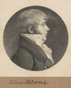 John Strong Adams av Charles B. J. Févret de Saint Mémin