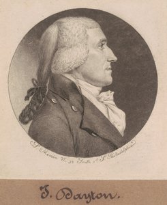 Jonathan Dayton av Charles B. J. Févret de Saint Mémin
