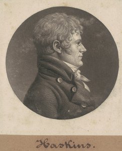 Joseph Haskins av Charles B. J. Févret de Saint Mémin