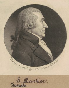 Josiah Parker av Charles B. J. Févret de Saint Mémin