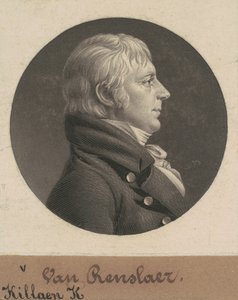 Kiliaen Kiliaen Van Rensselaer av Charles B. J. Févret de Saint Mémin