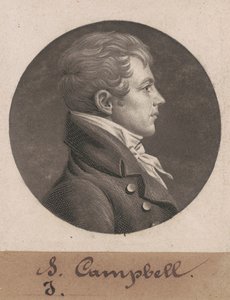 Levin Hicks Campbell av Charles B. J. Févret de Saint Mémin