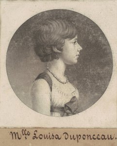 Louisa DuPonceau av Charles B. J. Févret de Saint Mémin