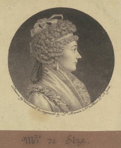 Madame Jean de Seze av Charles B. J. Févret de Saint Mémin
