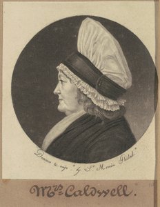 Martha Round Caldwell av Charles B. J. Févret de Saint Mémin