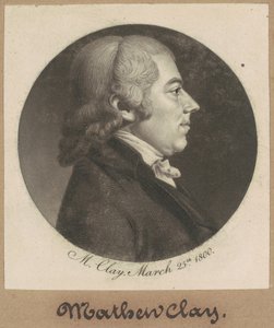 Matthew Clay av Charles B. J. Févret de Saint Mémin