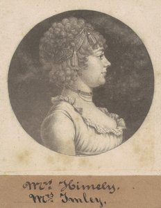 Mrs James Henderson Imlay av Charles B. J. Févret de Saint Mémin