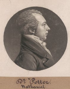 Nathaniel Potter av Charles B. J. Févret de Saint Mémin