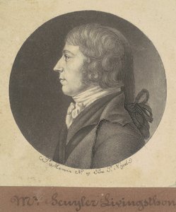 Peter Schuyler Livingston av Charles B. J. Févret de Saint Mémin