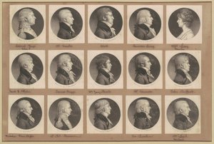Saint-Mémin samling av porträtt, grupp 23 av Charles B. J. Févret de Saint Mémin