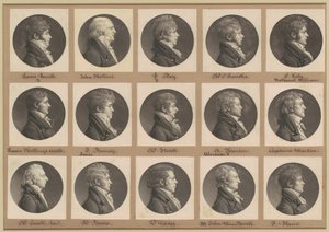 Saint-Mémin samling av porträtt, grupp 28 av Charles B. J. Févret de Saint Mémin