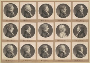 Saint-Mémin samling av porträtt, grupp 35 av Charles B. J. Févret de Saint Mémin