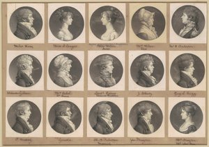 Saint-Mémin samling av porträtt, grupp 44 av Charles B. J. Févret de Saint Mémin