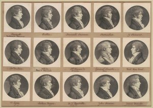 Saint-Mémin samling av porträtt, grupp 45 av Charles B. J. Févret de Saint Mémin