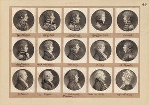 Saint-Mémin samling av porträtt, grupp 48 av Charles B. J. Févret de Saint Mémin