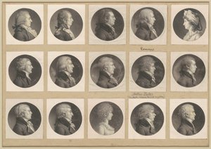 Saint-Mémin samling av porträtt, grupp 53 av Charles B. J. Févret de Saint Mémin