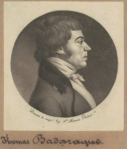 Thomas Badarke av Charles B. J. Févret de Saint Mémin