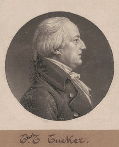 Thomas Tudor Tucker av Charles B. J. Févret de Saint Mémin