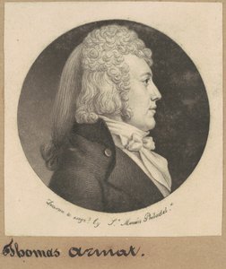 Thomas Wright Armat av Charles B. J. Févret de Saint Mémin