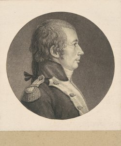 Oidentifierad överste för det franska infanteriet av Charles B. J. Févret de Saint Mémin