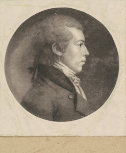 Oidentifierad man av Charles B. J. Févret de Saint Mémin