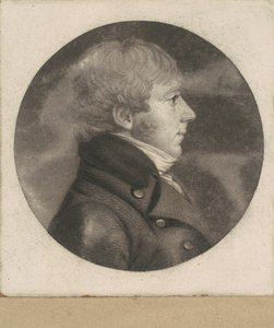 Oidentifierad man av Charles B. J. Févret de Saint Mémin