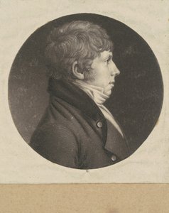 Oidentifierad man av Charles B. J. Févret de Saint Mémin