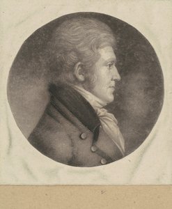 Oidentifierad man av Charles B. J. Févret de Saint Mémin
