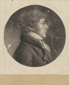 Oidentifierad man av Charles B. J. Févret de Saint Mémin