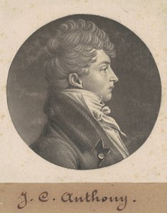 Oidentifierad man av Charles B. J. Févret de Saint Mémin