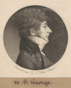 St George av Charles B. J. Févret de Saint Mémin