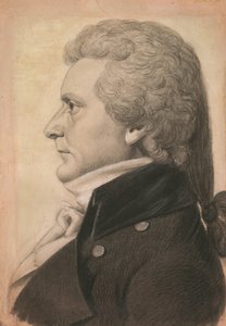 Caleb Swan av Charles Balthazar Julien Févret de Saint-Mémin