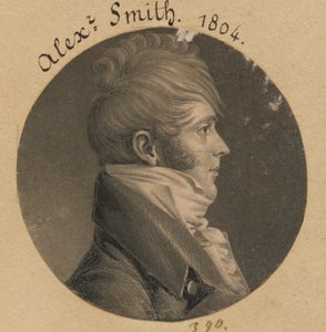 Möjligen Alexander Smith av Charles Balthazar Julien Févret de Saint-Mémin