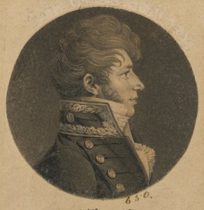 Oidentifierad man av Charles Balthazar Julien Févret de Saint-Mémin